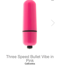 Three speed bullet vibe in pink