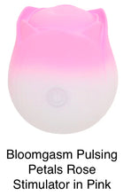 Bloomgasm Pulsing petals rose stimulator in pink