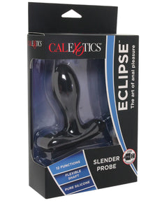 Eclipse slender vibrating anal probe and black AAF Eclipse slender vibrating anal probe and black AAF