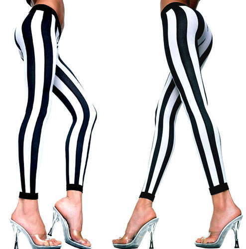 35219 Vertical striped leggings