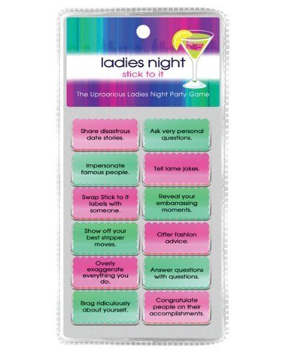 Ladies Night Stick To It Game