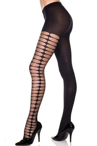 7186 Sheer oval sides pantyhose