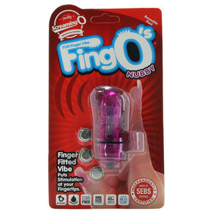 FingO Fun Finger Nubby Vibe in Purple