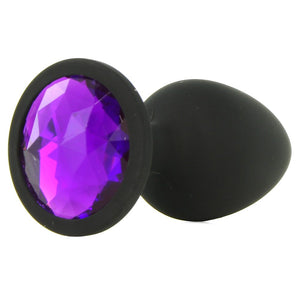 Booty Bling Small Jeweled Silicone Plug