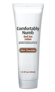 Comfortably Numb Oral Sex Lotion 1.5pz/44ml in Mint Chocolate