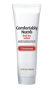 Comfortably Numb Oral Sex Lotion 1.5pz/44ml in Cinnamon